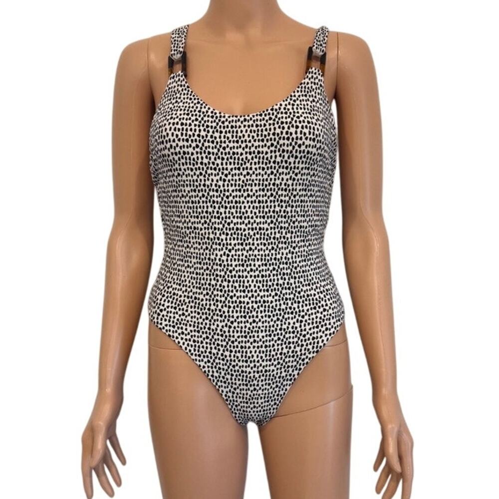 Anthropologie Tavik XS Jayce one piece tortoise detail swimsuit SW2 2965